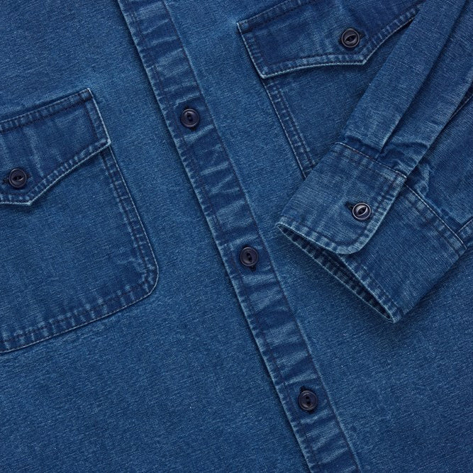USN Overshirt - Stonewashed Indigo Canvas