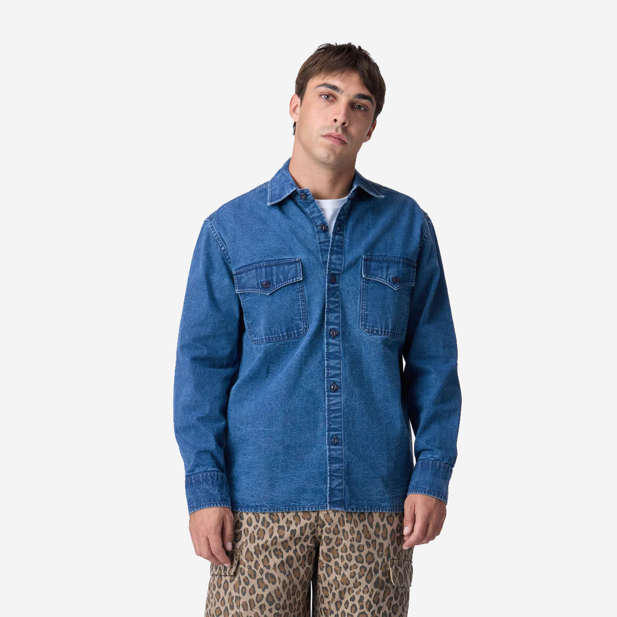 USN Overshirt - Stonewashed Indigo Canvas