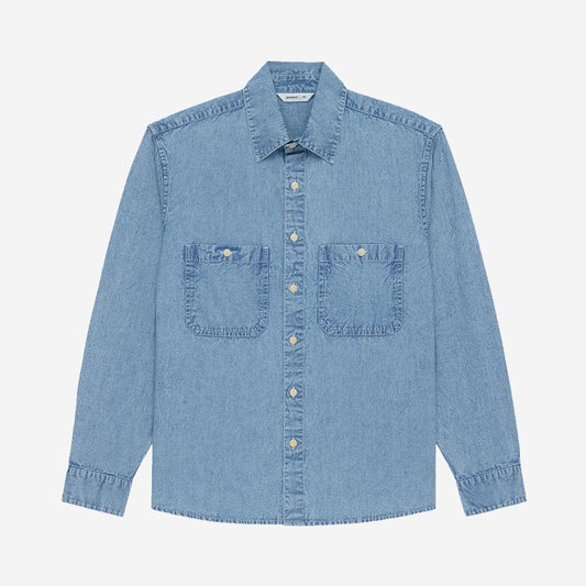 Utility Chambray Shirt - Washed Indigo