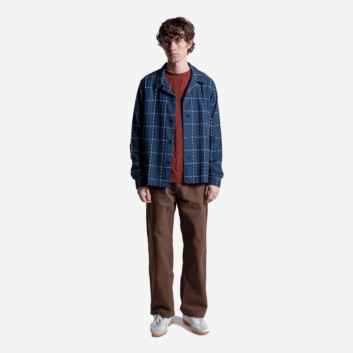 FAR AFIELD - Veloso Bahia Sunset Embroidery S/S Vacation Shirt