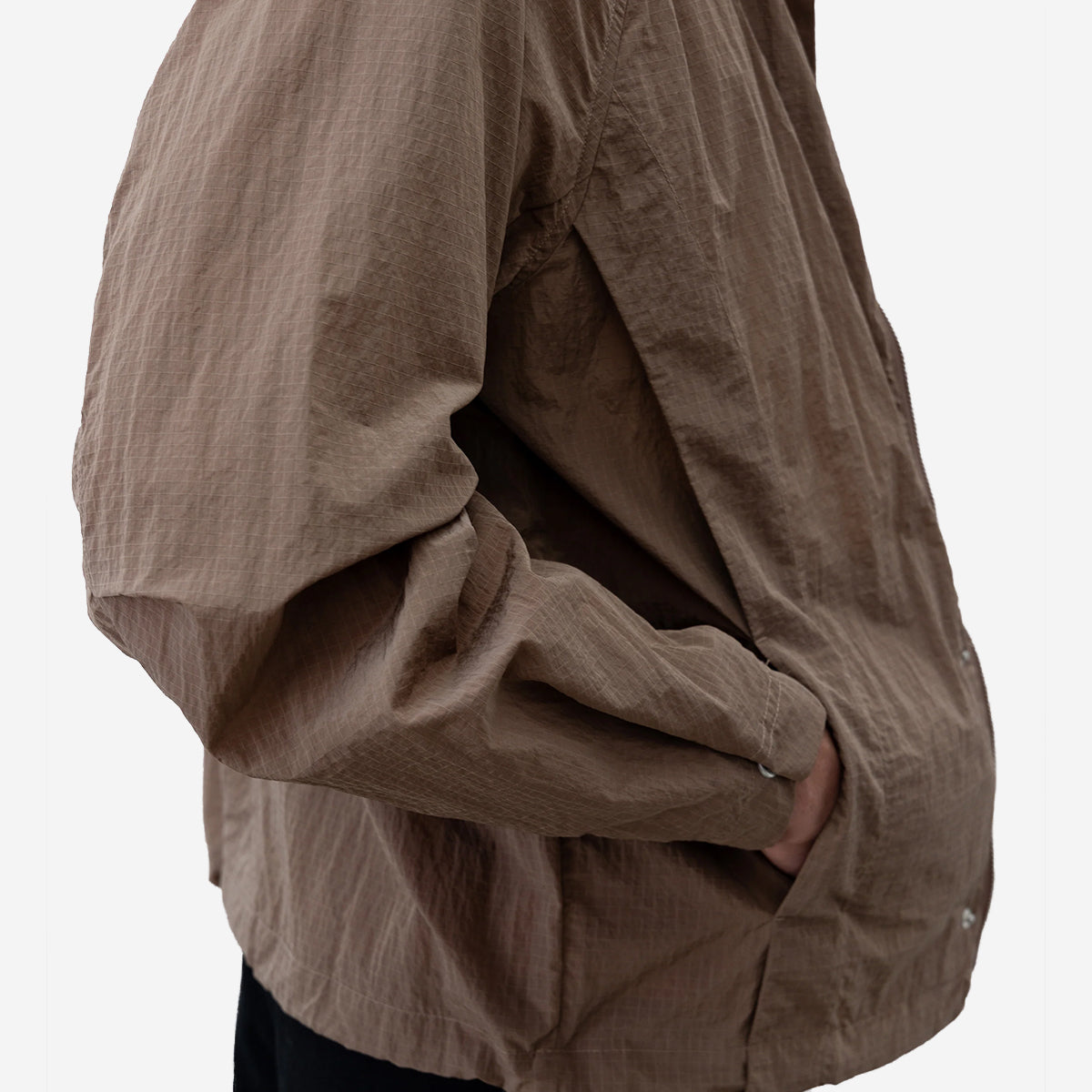 Vented Ripstop Nylon Jacket - Dust