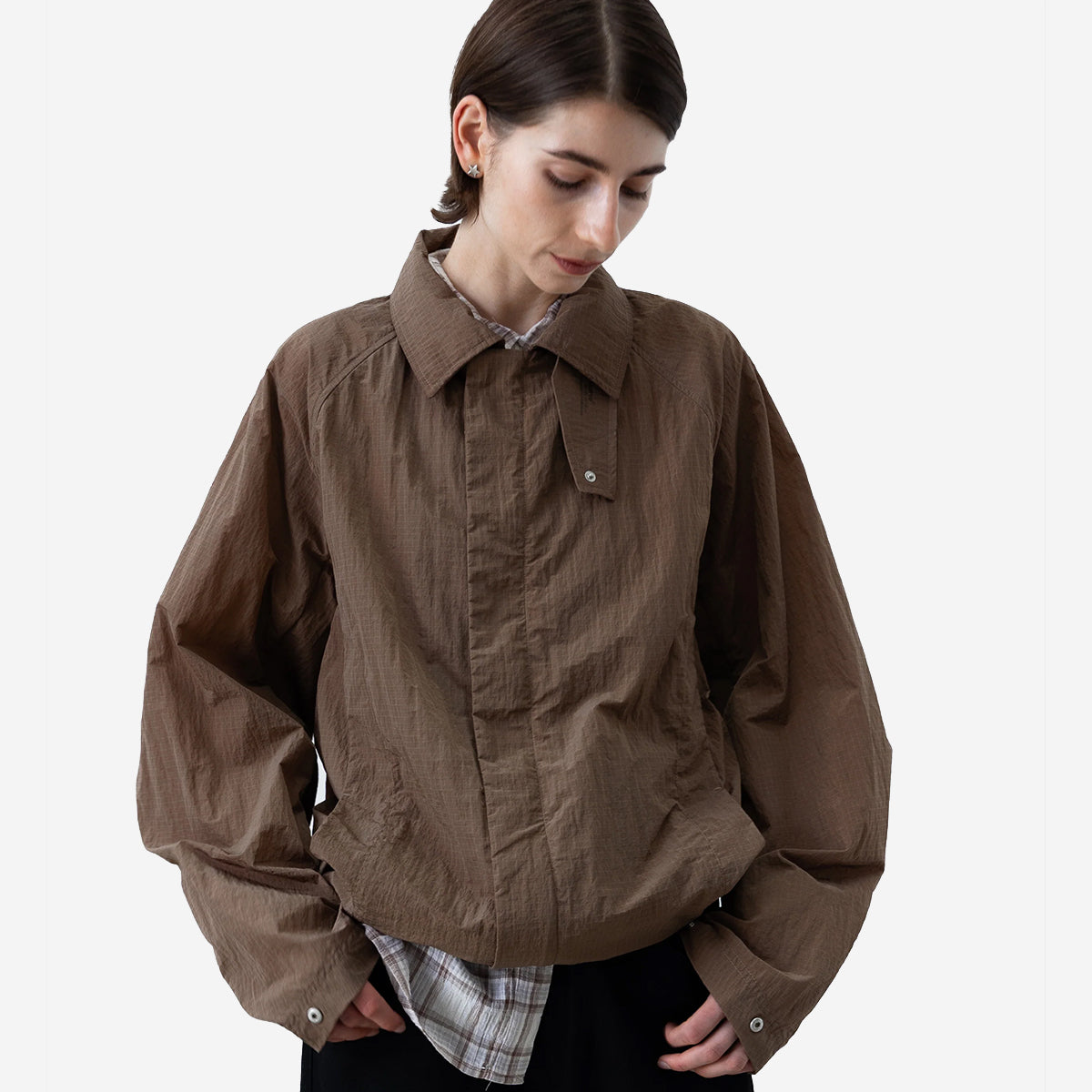 Vented Ripstop Nylon Jacket - Dust