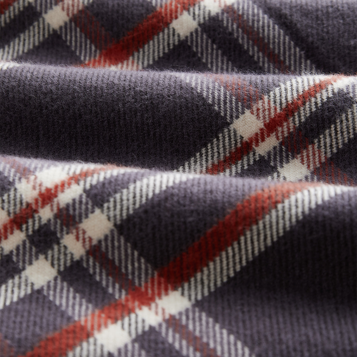 Vet Plaid Flannel Shirt - Grey/White