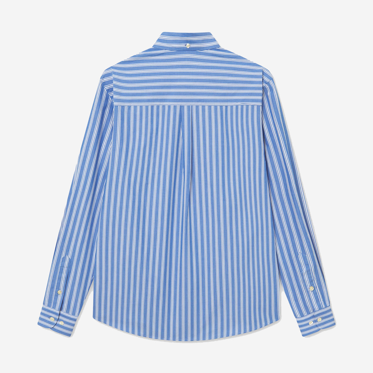 Vision Poplin Shirt - Blue/Cloud Stripe