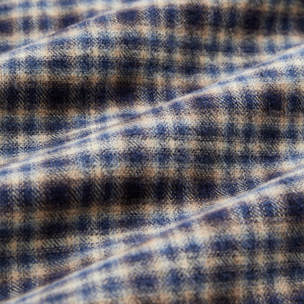 Vouga Plaid Flannel Shirt - Blue