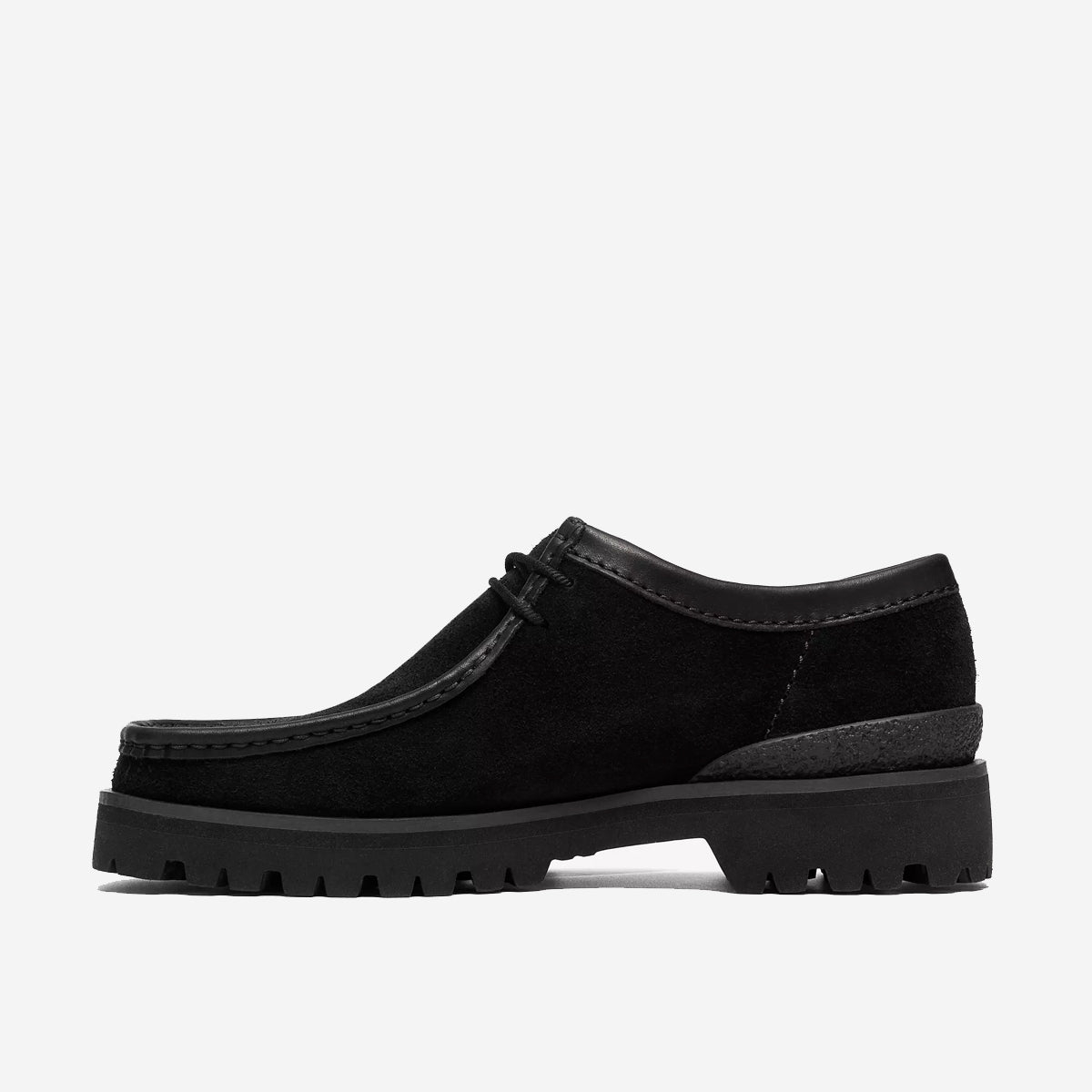Walla Yukoner Suede Derby Shoes - Black Combi