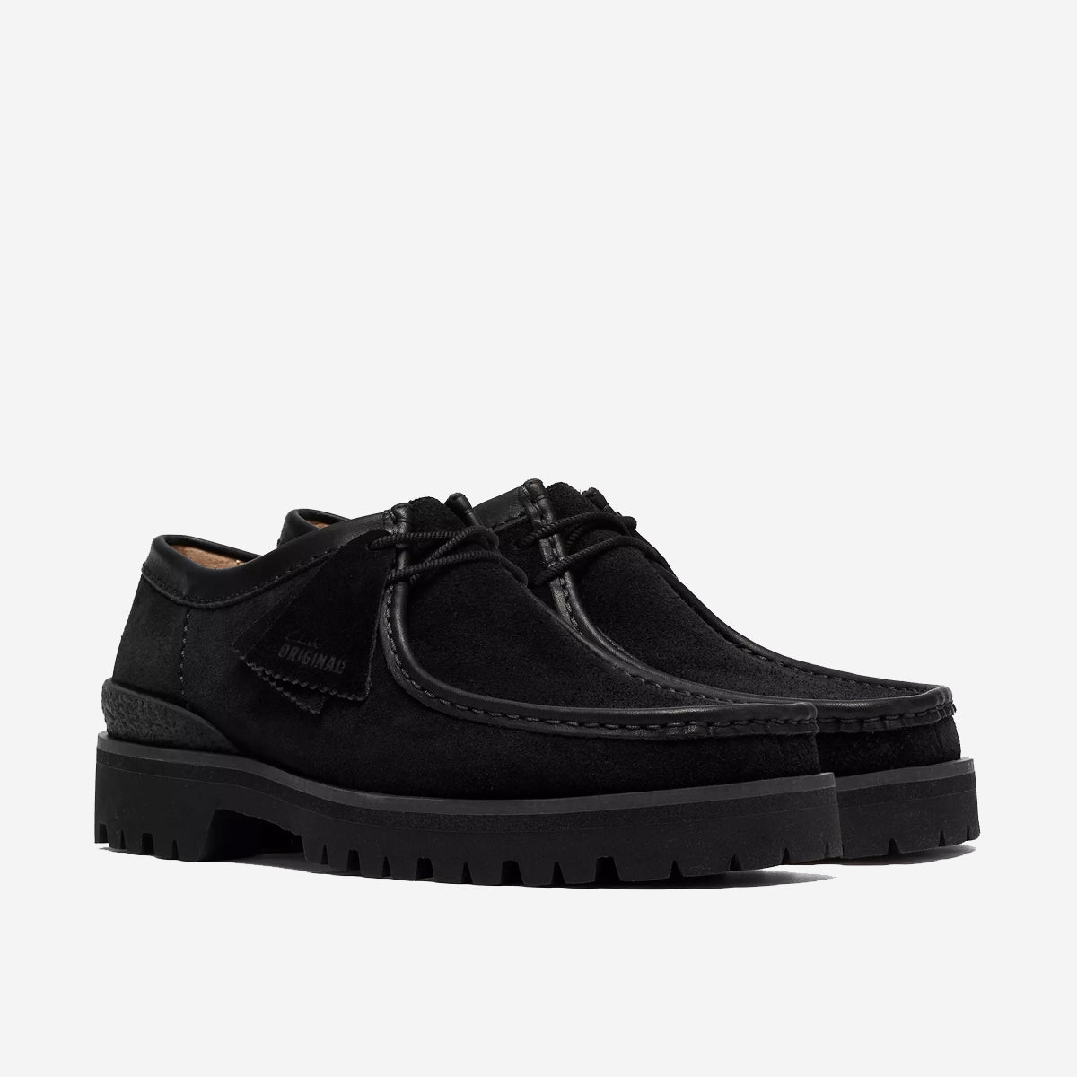 Walla Yukoner Suede Derby Shoes - Black Combi