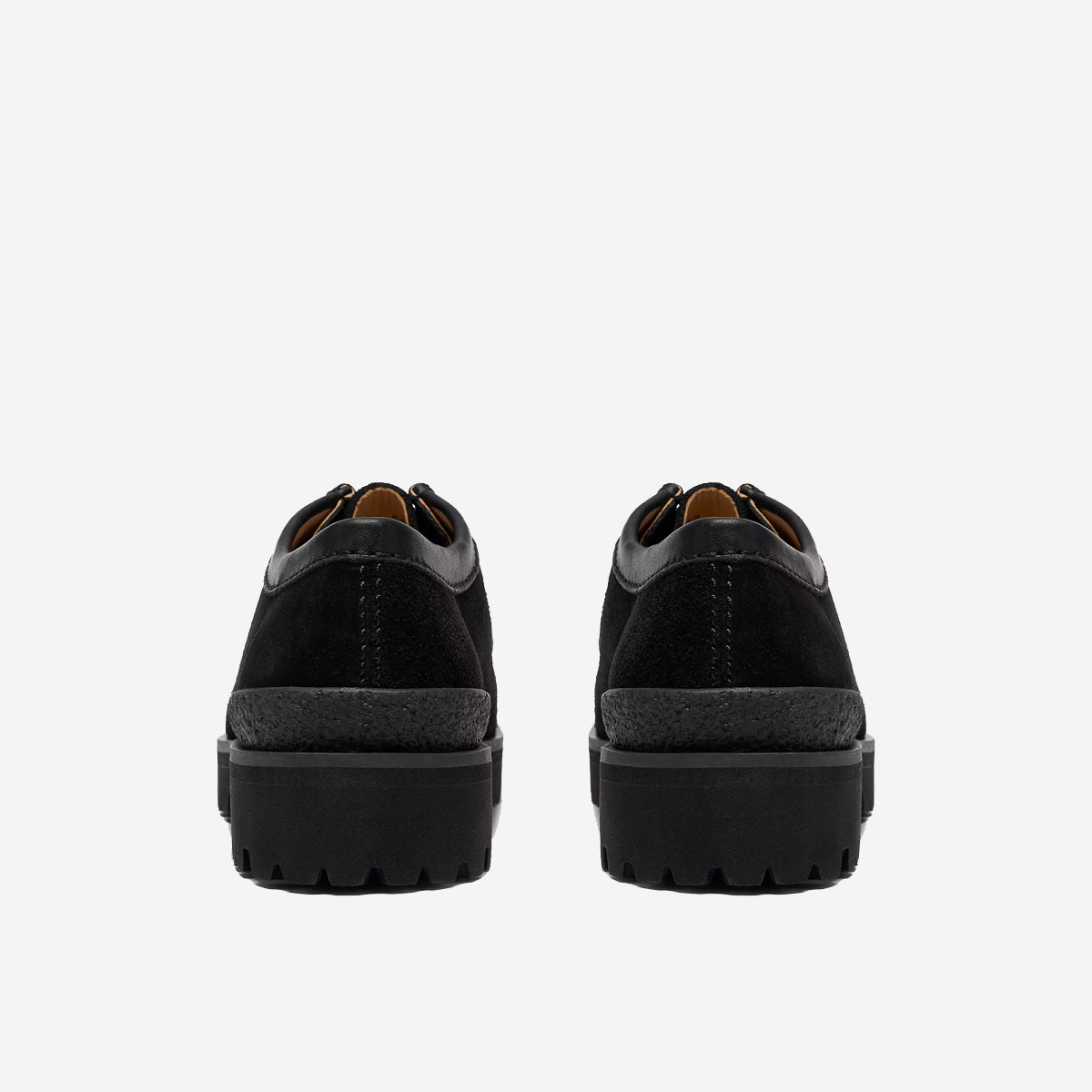 Walla Yukoner Suede Derby Shoes - Black Combi
