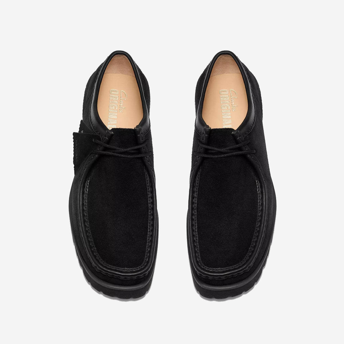 Walla Yukoner Suede Derby Shoes - Black Combi