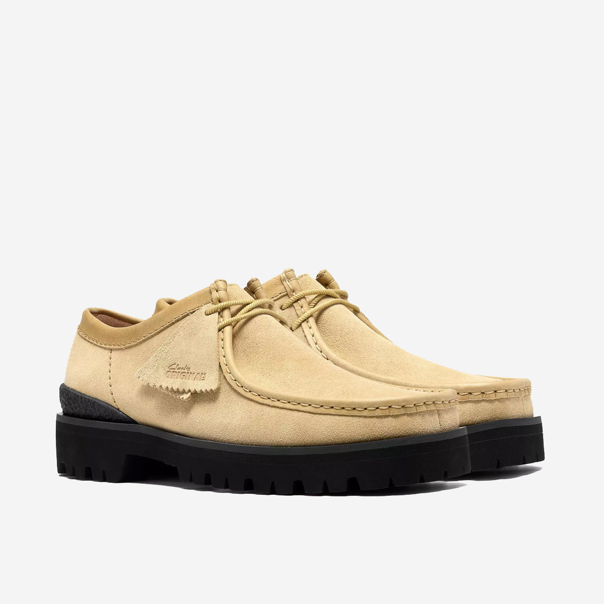 Walla Yukoner Suede Derby Shoes - Maple Combi