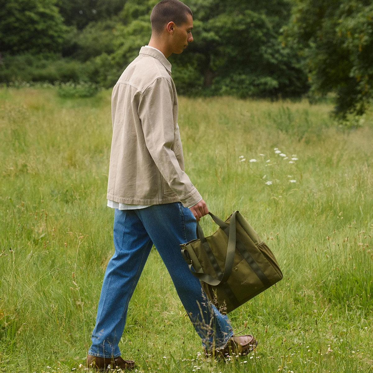 Wander Cordura Nylon Tote Bag - Army Green