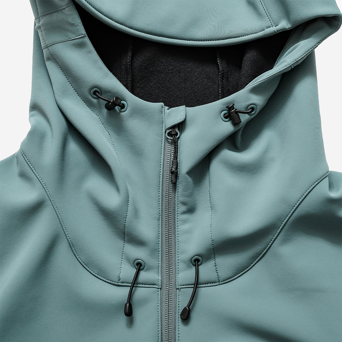 Warm Double Layer Jacket - Teal Blue