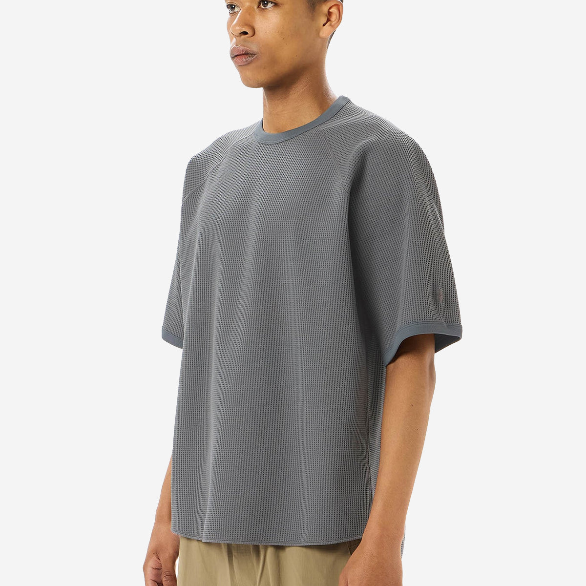 Light Waffle T-Shirt - Cloud Grey