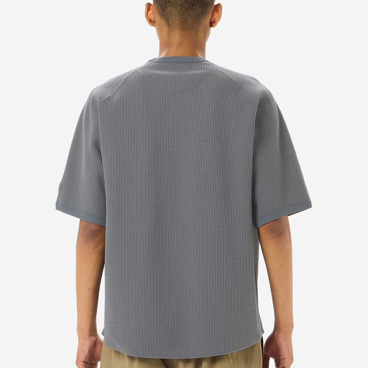 Light Waffle T-Shirt - Cloud Grey