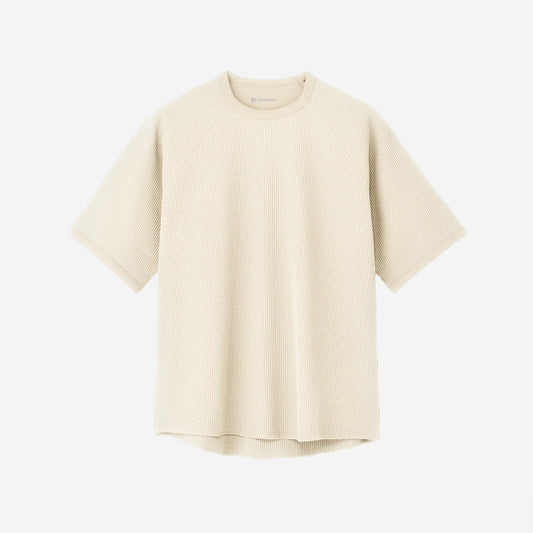 Light Waffle T-Shirt - Ivory