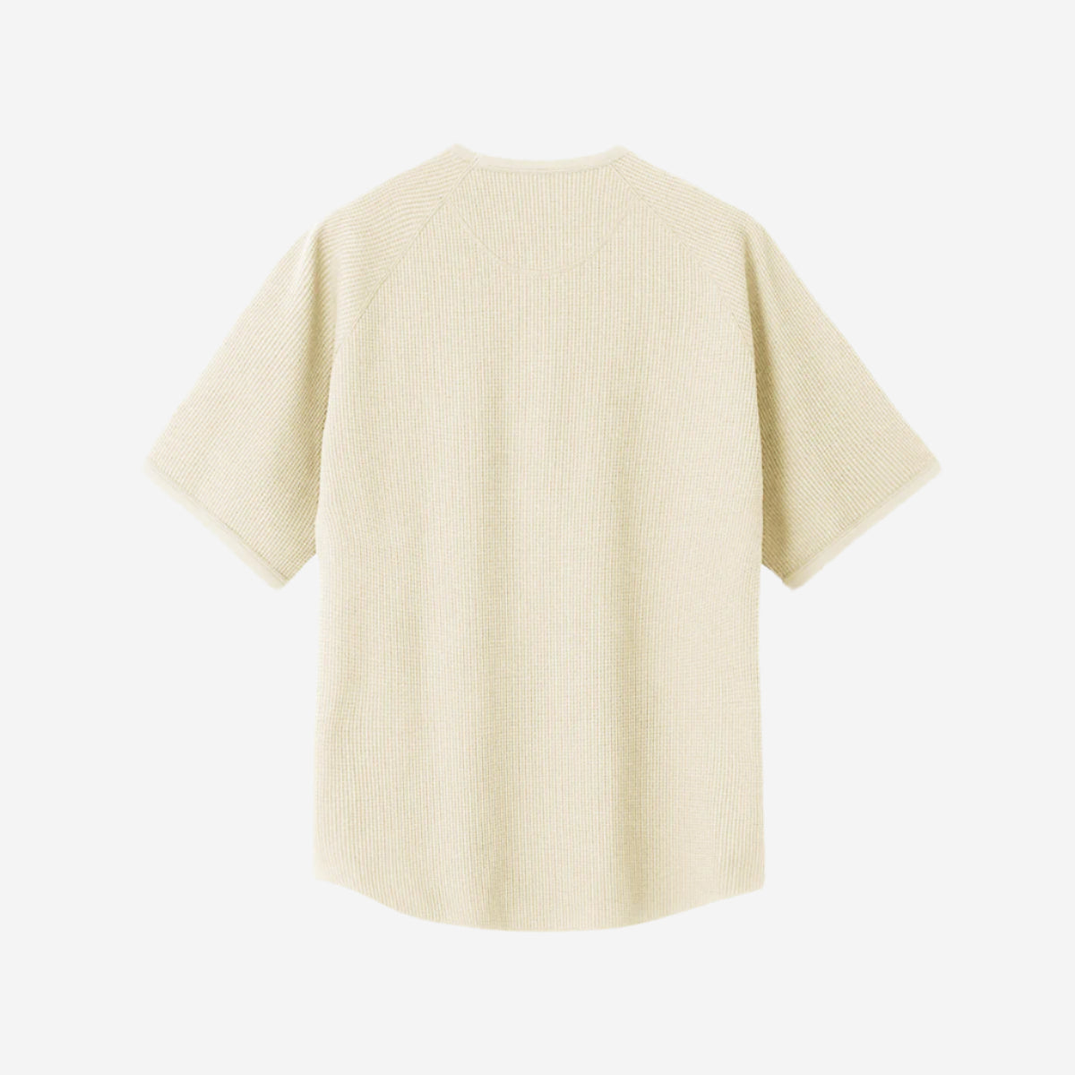 Light Waffle T-Shirt - Ivory