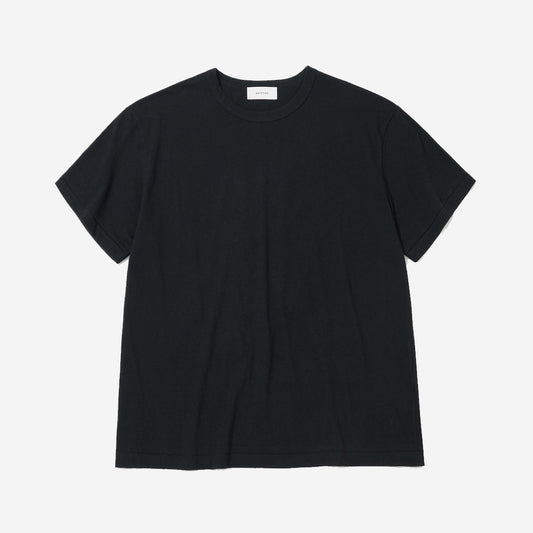 Blended Cotton Wool T-Shirt - Black