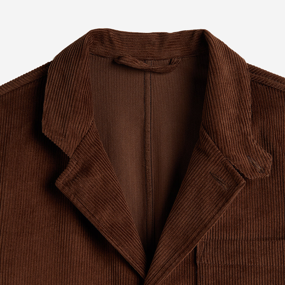 Working Corduroy Work Blazer - Brown