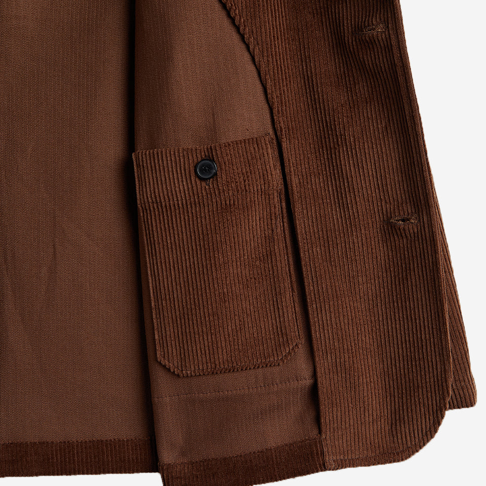 Working Corduroy Work Blazer - Brown