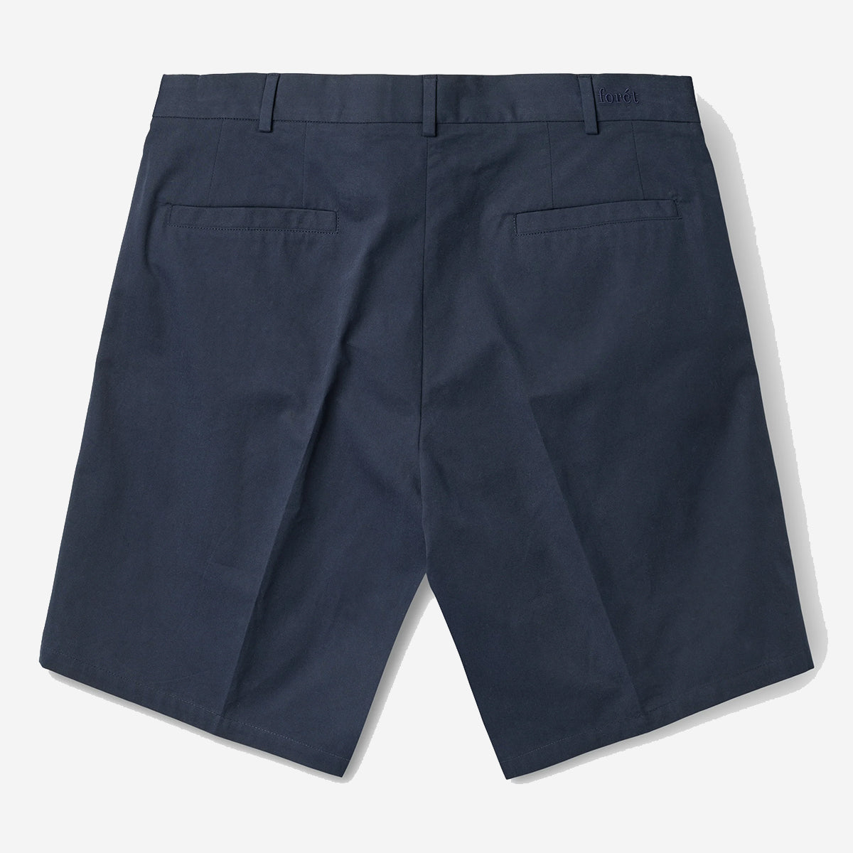 Writer Twill Pleat Shorts - Navy