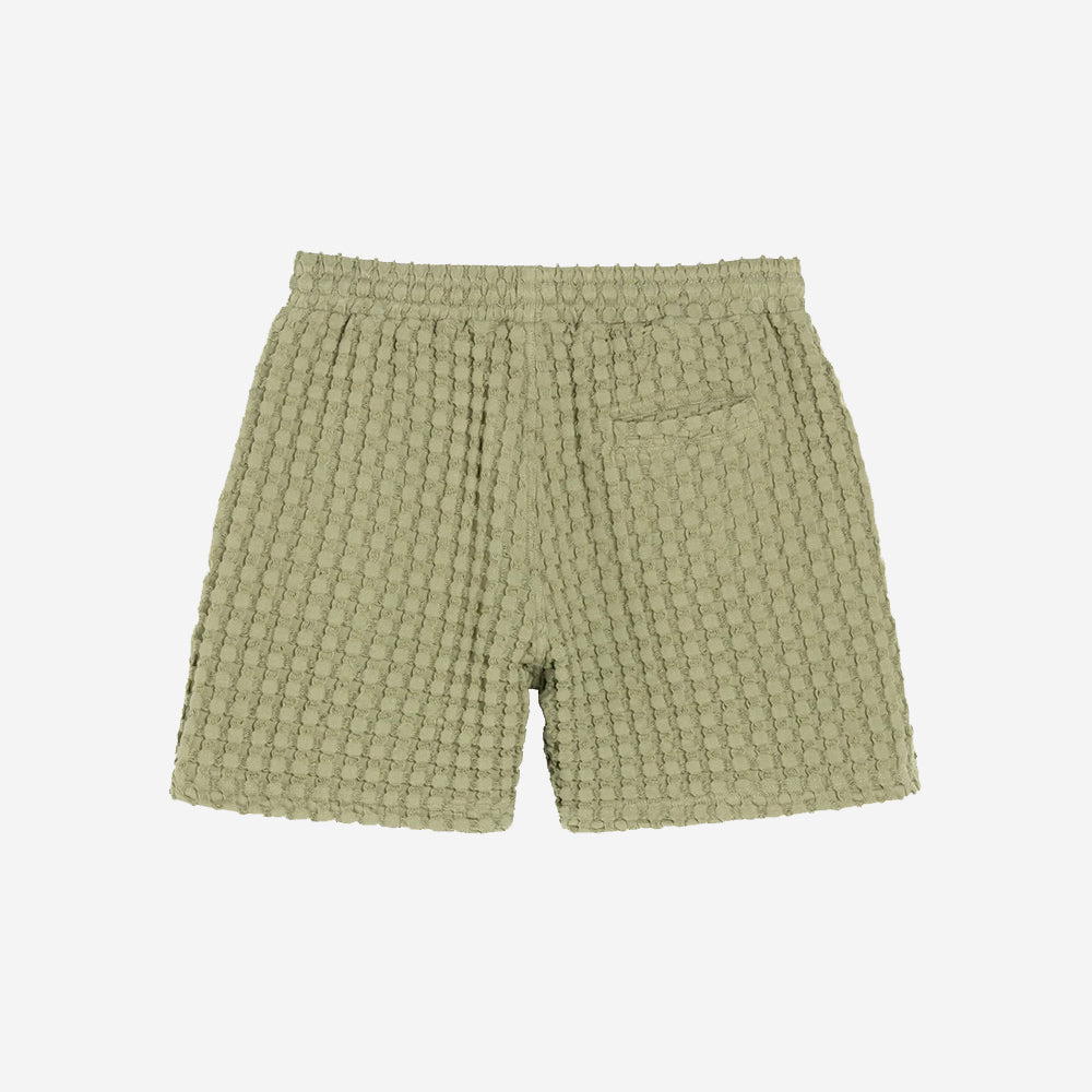Waffle Porto Shorts - Dusty Green