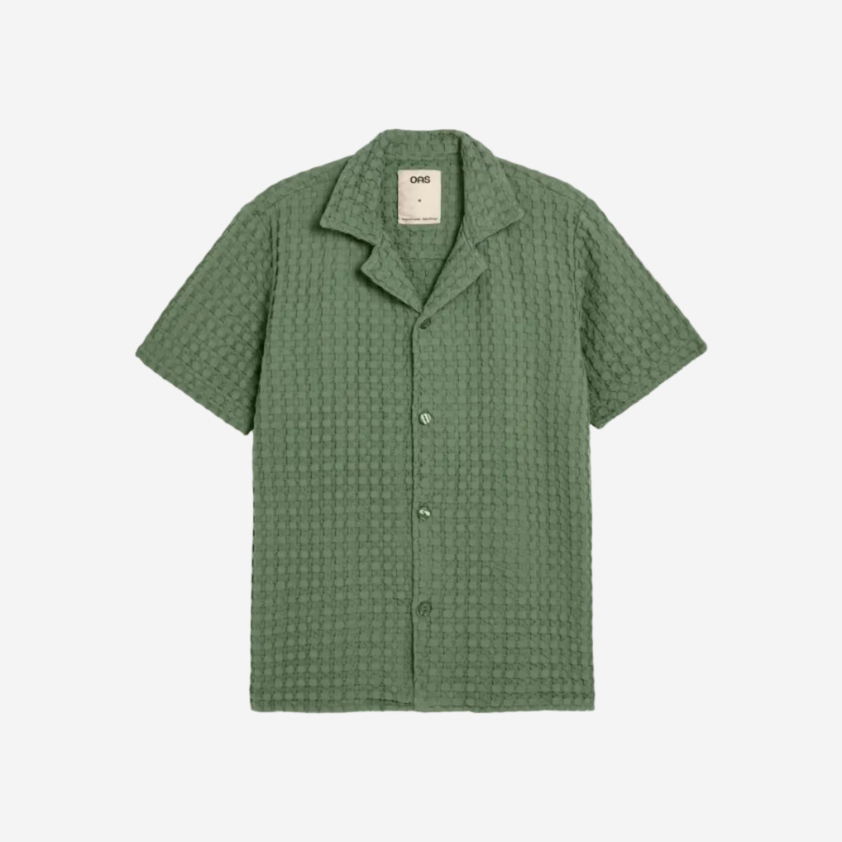 Waffle Cuba Vacation Shirt - Green