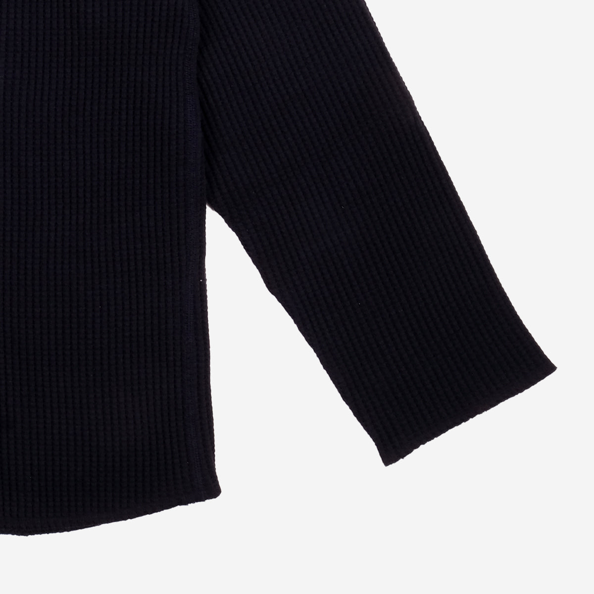 10 YEAR - Waffle Knit Under Crew - Dark Navy