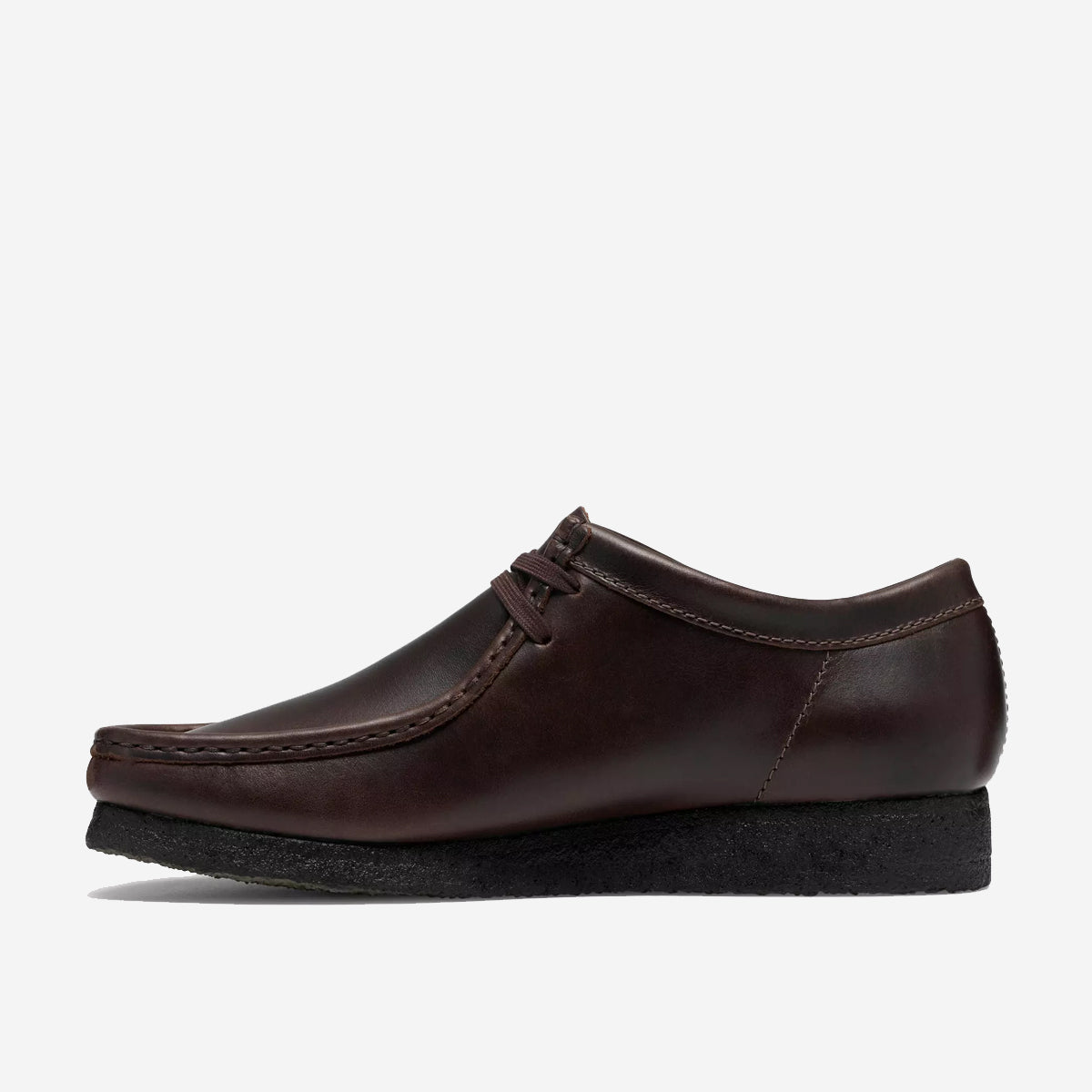 Wallabee Leather Derby Shoes - Dark Brown