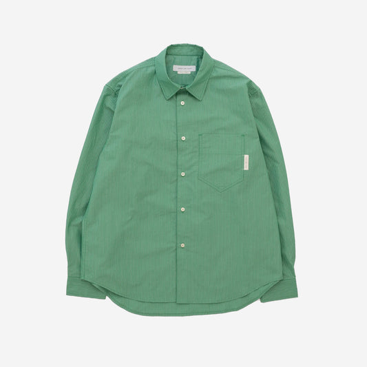 Washed CRP Classic Shirt - Green Stripe