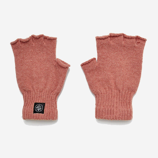 Wool Fingerless Gloves - Hazel