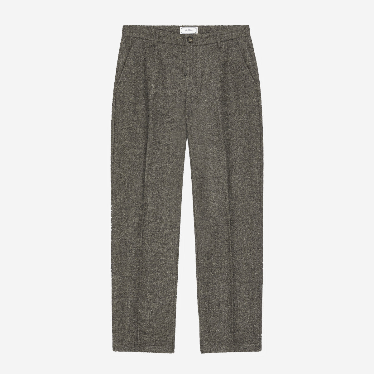 Wool Melange Slack Pants - Caribou