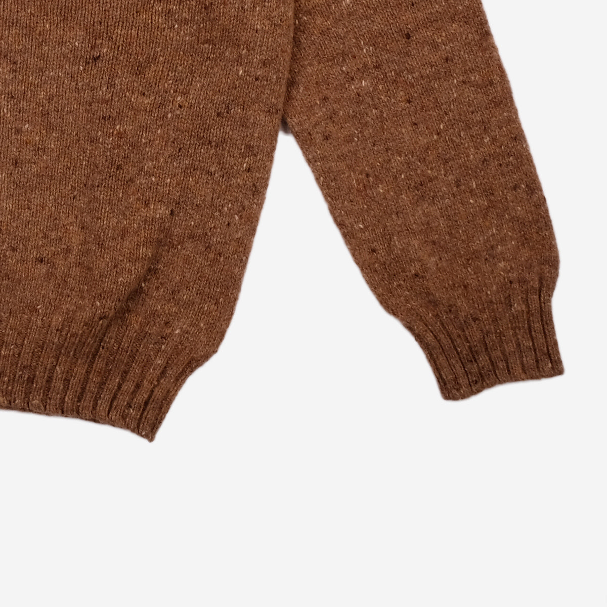 Wool Nep Twist Crew Sweater - Knoydart