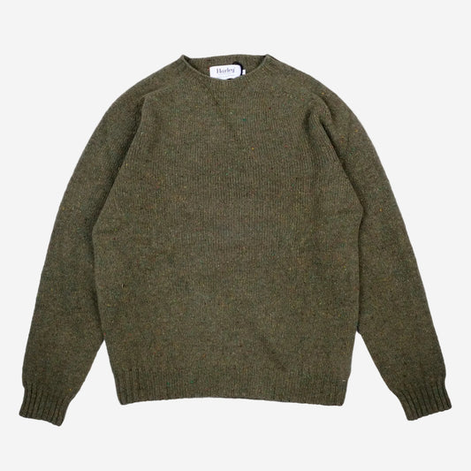 Wool Nep Twist Crew Sweater - Raasay