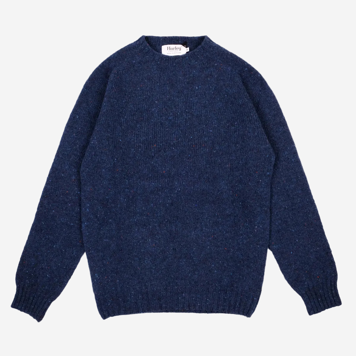 Wool Nep Twist Crew Sweater - Soay
