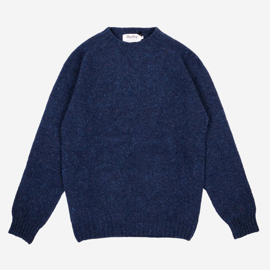 Wool Nep Twist Crew Sweater - Soay