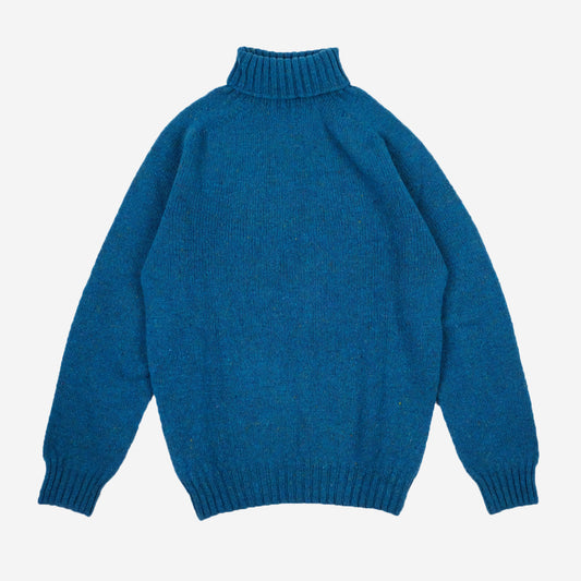 Wool Nep Twist Turtleneck - Gigha