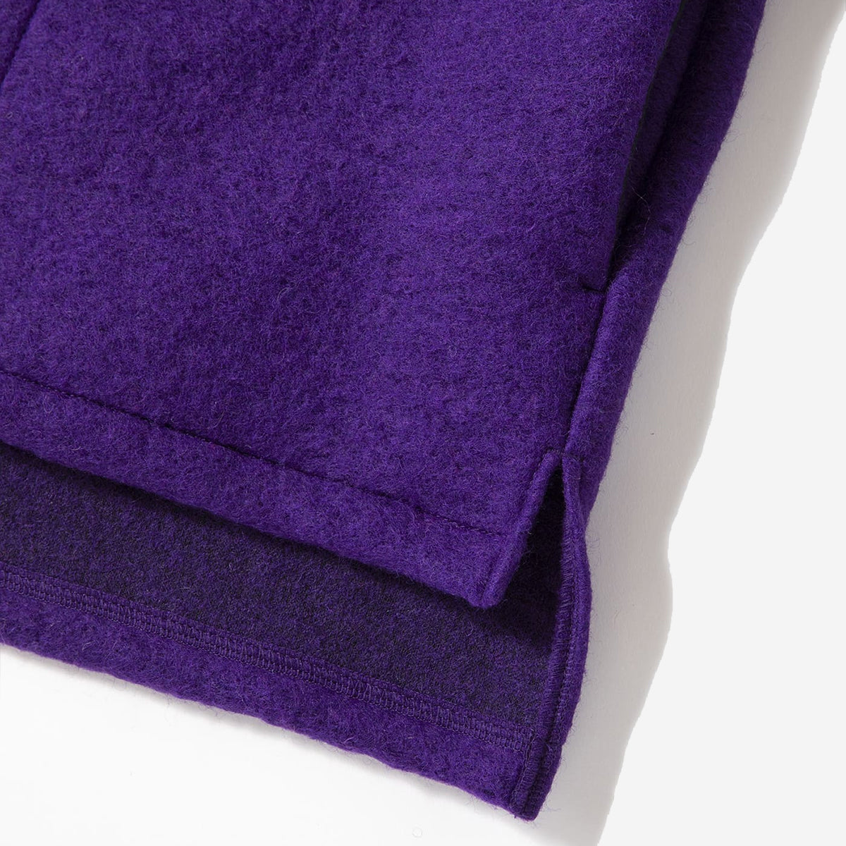 Wool Coach Overshirt - Purple