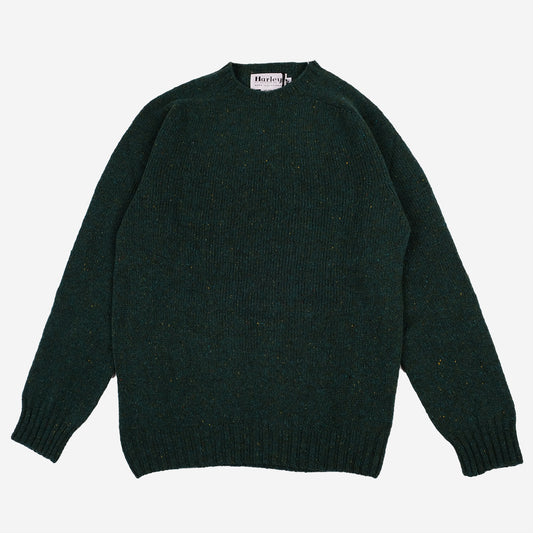Wool Nep Twist Crew Sweater - Canna