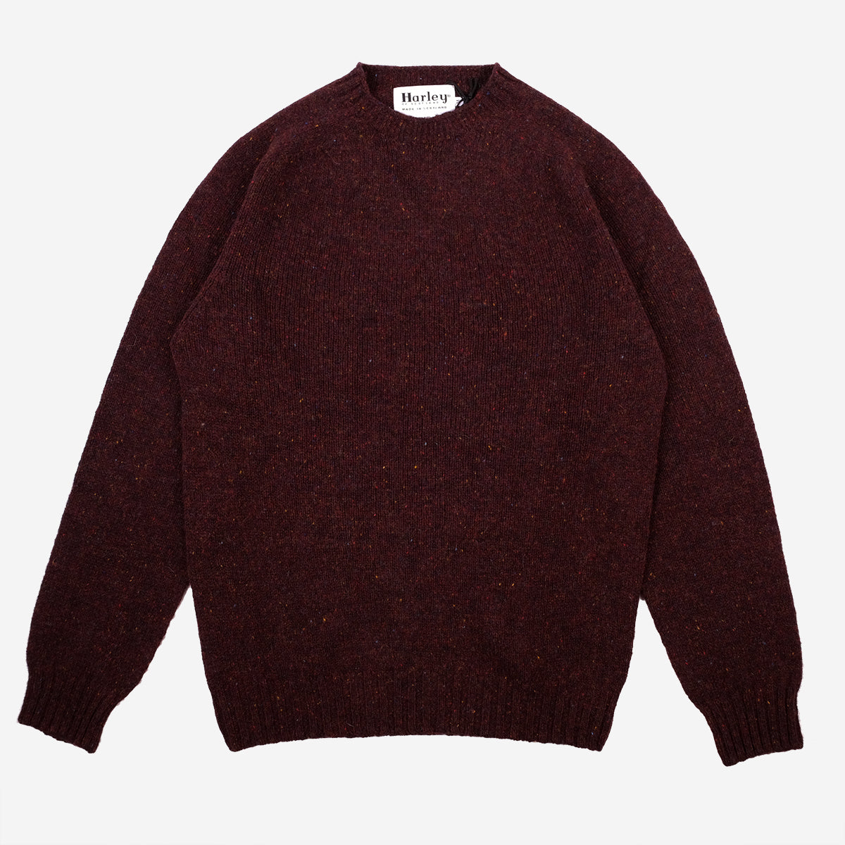Wool Nep Twist Crew Sweater - Lewis