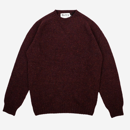 Wool Nep Twist Crew Sweater - Lewis
