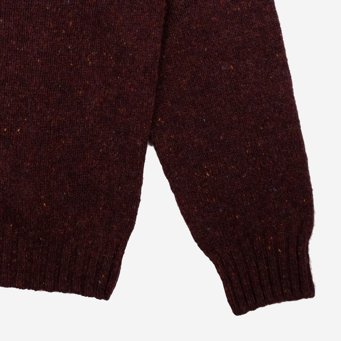 Wool Nep Twist Crew Sweater - Lewis