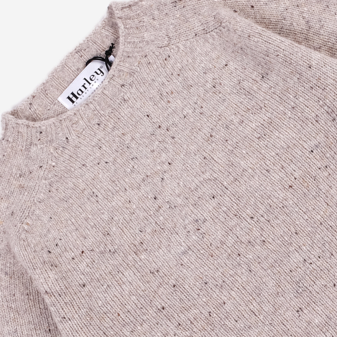 Wool Nep Twist Crew Sweater - Mull