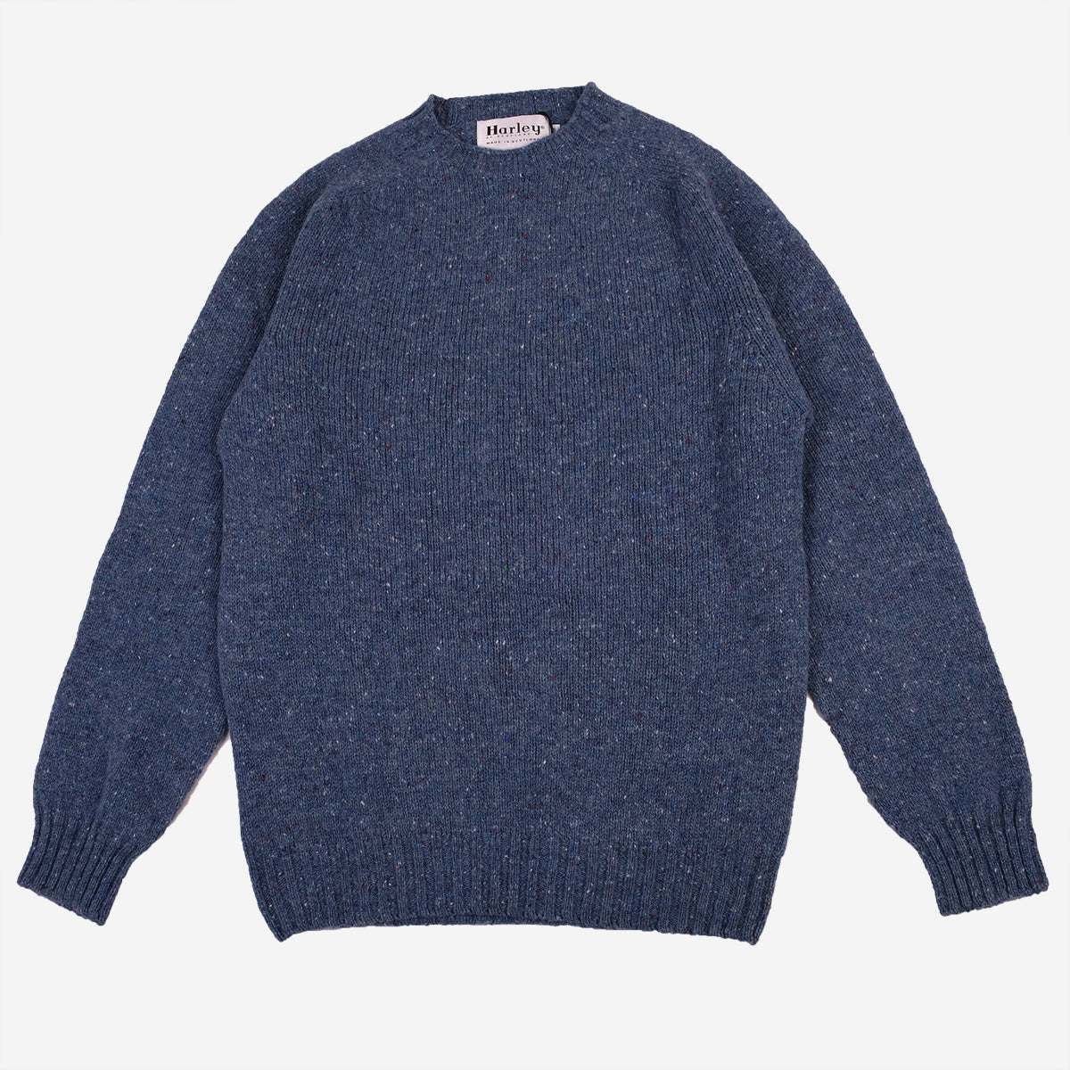 Wool Nep Twist Crew Sweater - Ossian