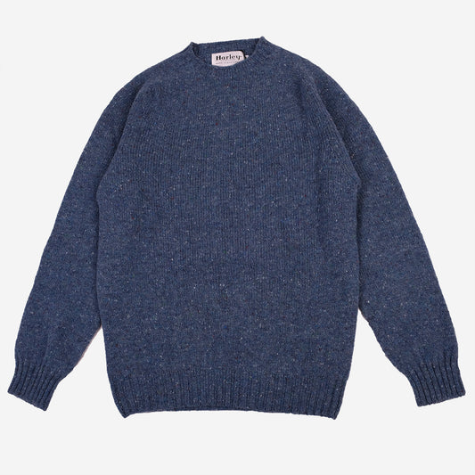 Wool Nep Twist Crew Sweater - Ossian