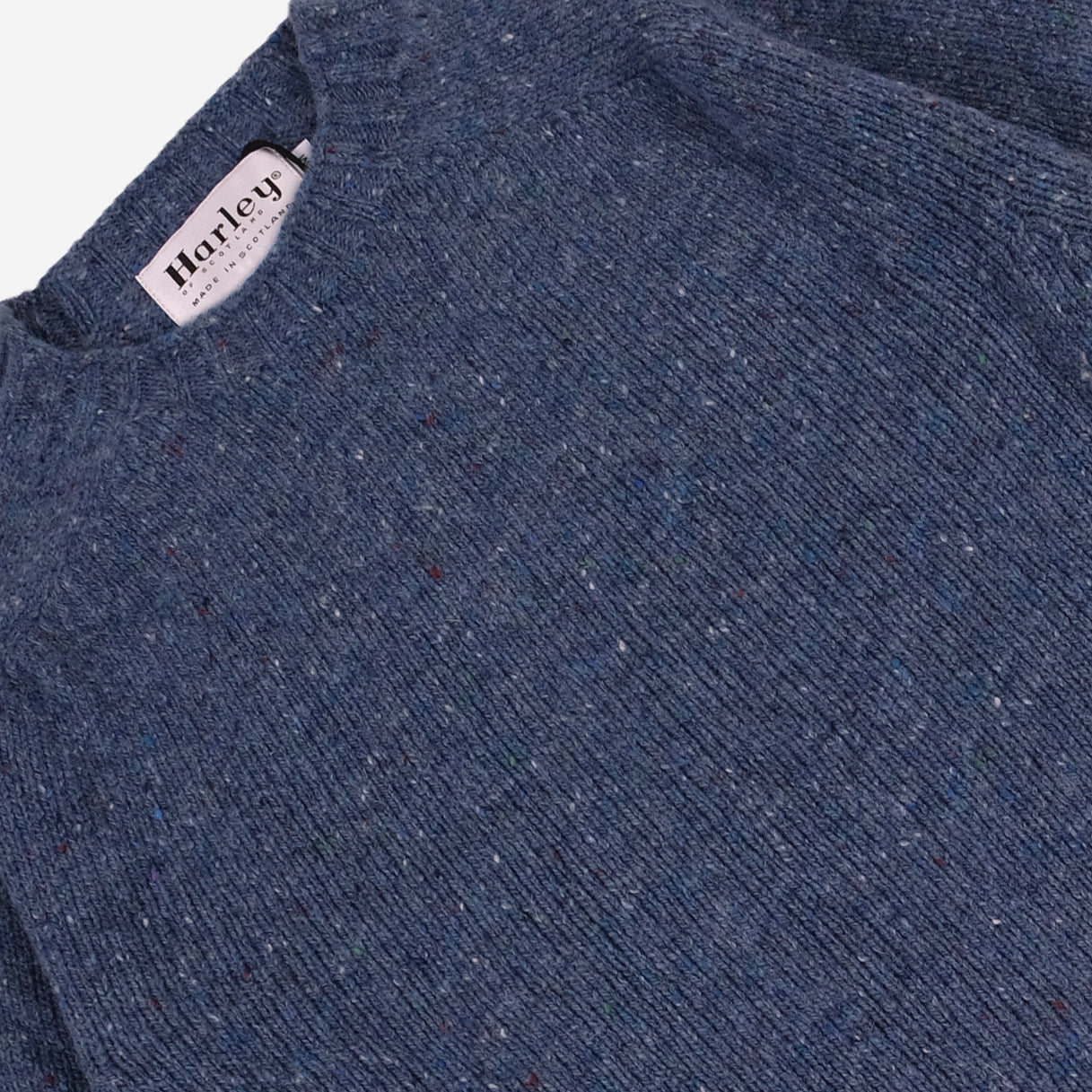 Wool Nep Twist Crew Sweater - Ossian