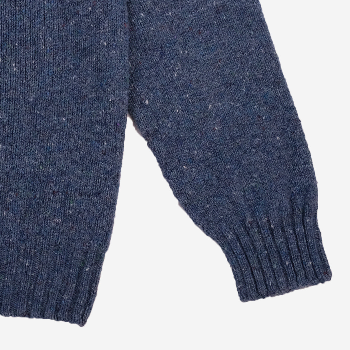 Wool Nep Twist Crew Sweater - Ossian