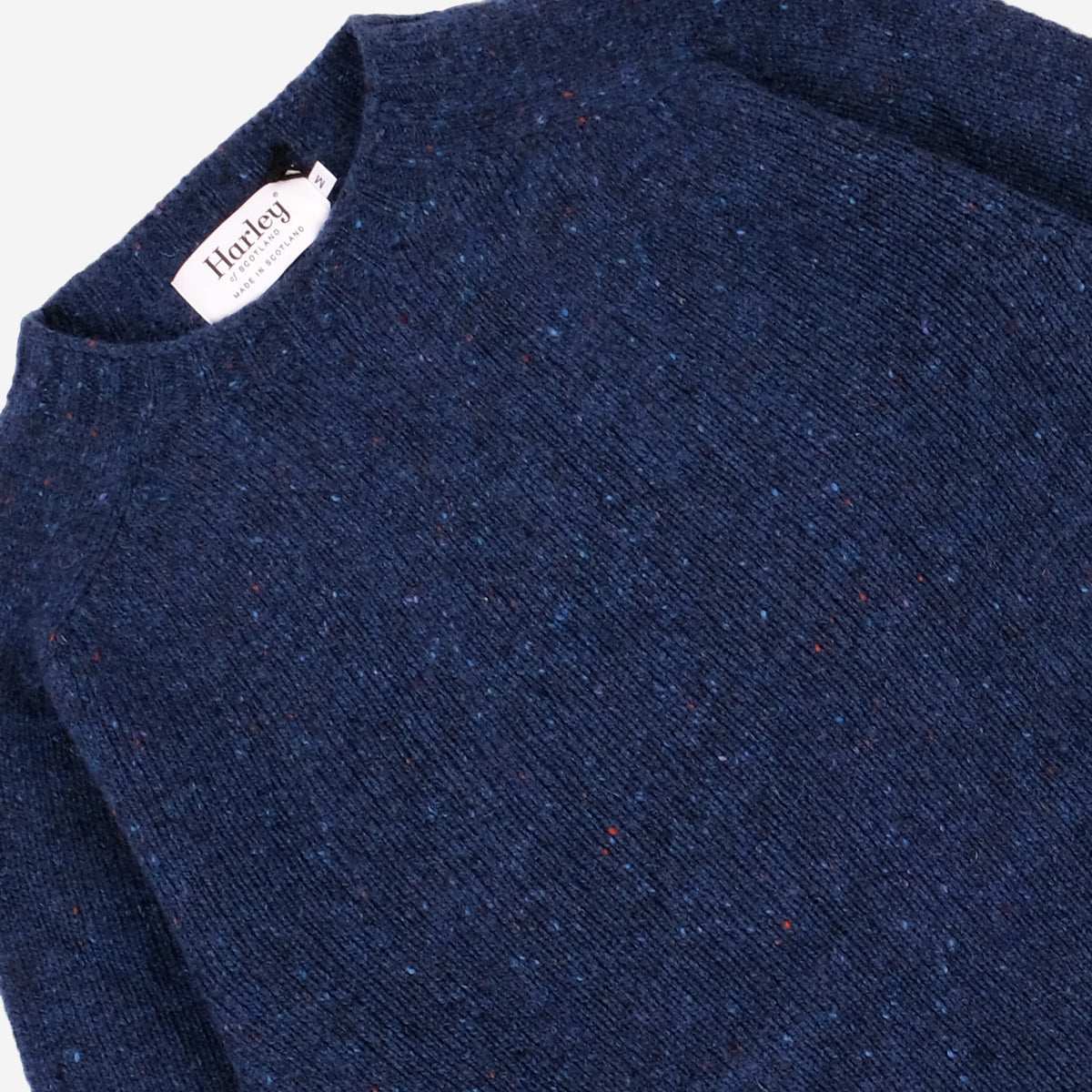 Wool Nep Twist Crew Sweater - Soay