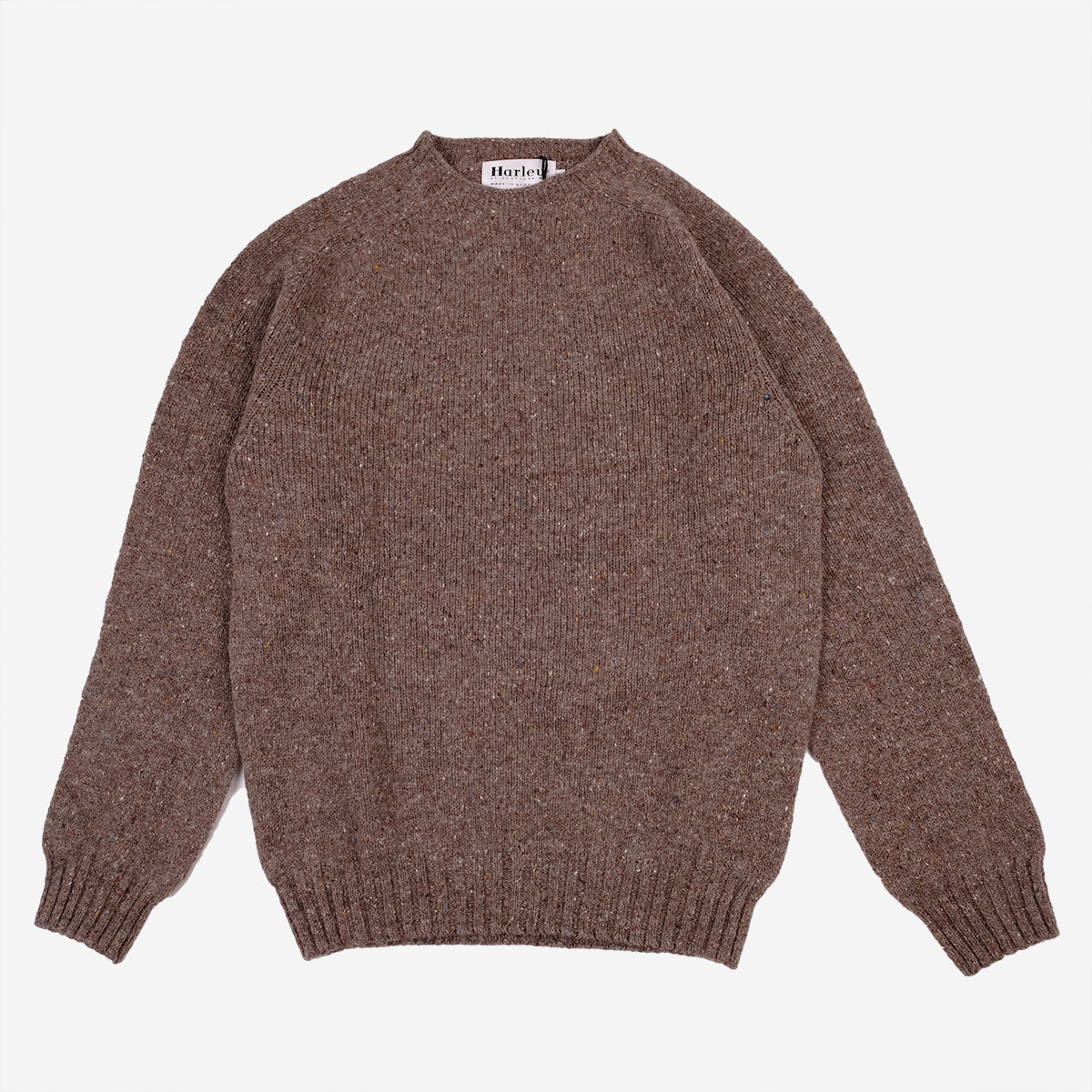 Wool Nep Twist Crew Sweater - Torridon