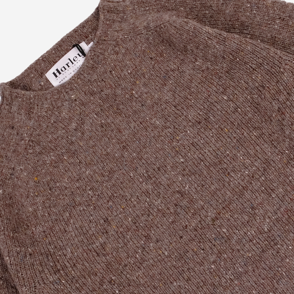 Wool Nep Twist Crew Sweater - Torridon