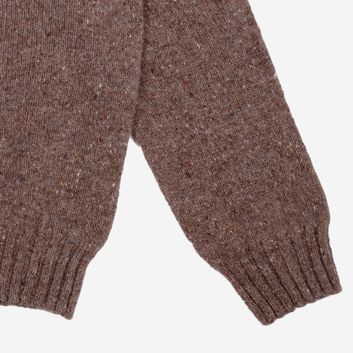 Wool Nep Twist Crew Sweater - Torridon